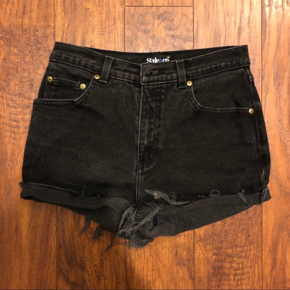 Size 8P Style & Co handmade jean shorts